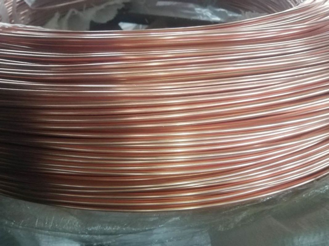 Copper Coating Bundy 4.76*0.7 Welded Steel Tube