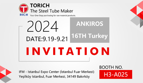 Neueste Unternehmensnachrichten über Ausstellungsbekanntmachung 2024 DIE 16. TURKEI INTERNATIONAL STEEL, FOUNDRY PRODUCTS HANDEL Messen
