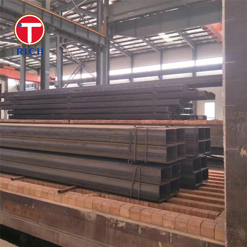ASTM A500 Grade A Galvanisiertes geschweißtes Stahlrohr Schweißes Schwarzes Quadrat Hohlrohr Für den Bau