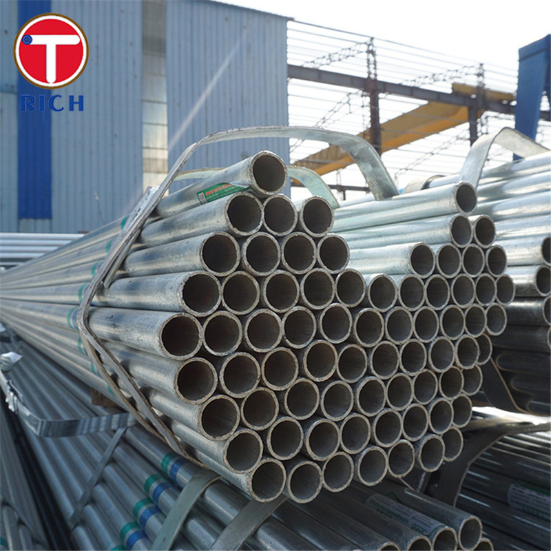 EN 1123-1 S235JR Hot Dip Galvanized Tube Geschweißtes Stahlrohr für Abwasserleitungen