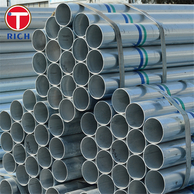 EN 1123-1 S235JR Hot Dip Galvanized Tube Geschweißtes Stahlrohr für Abwasserleitungen