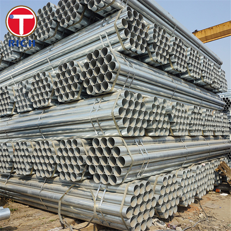 EN 1123-1 S235JR Hot Dip Galvanized Tube Geschweißtes Stahlrohr für Abwasserleitungen