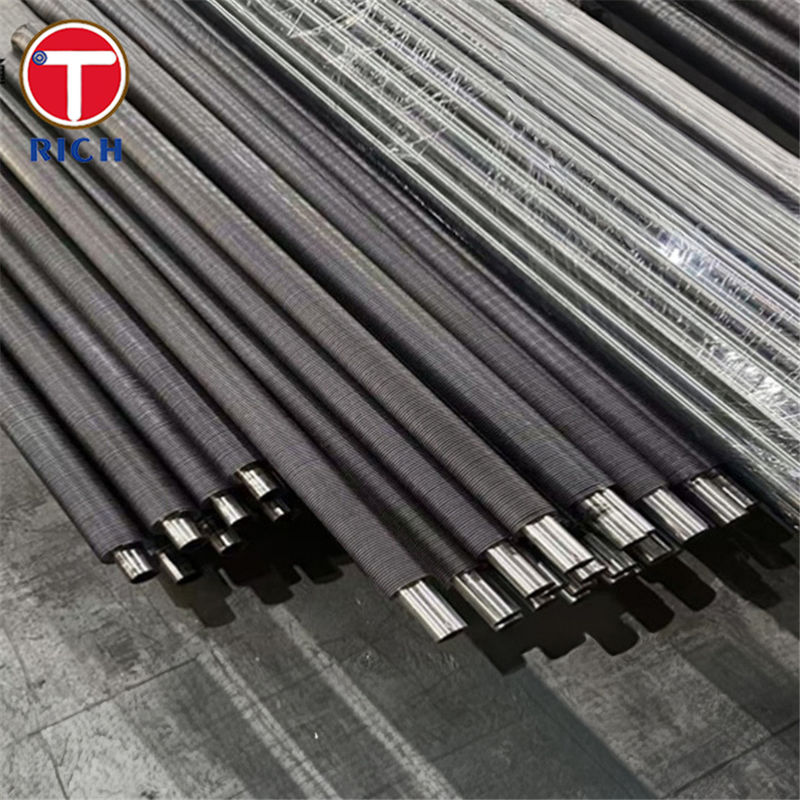 Stahllegierung Spirale Wunde nahtlose L-Fin-Rohr für hocheffiziente Luftwärmetauscher