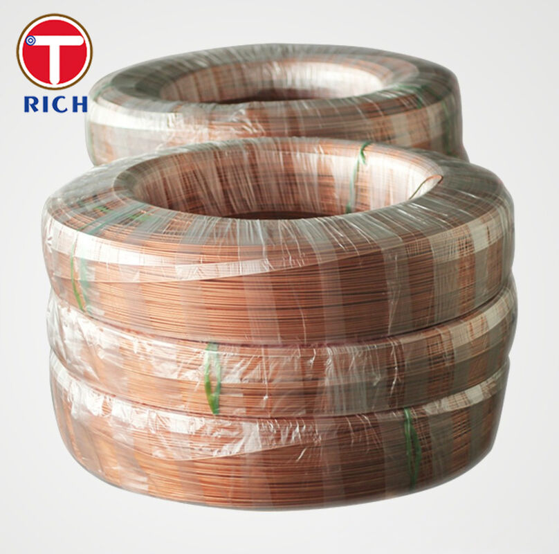 Bundy-Röhrchen mit doppelter Wand aus Kohlenstoffarme Stahlröhrchen, Kupferplattiert für den Automobilbau