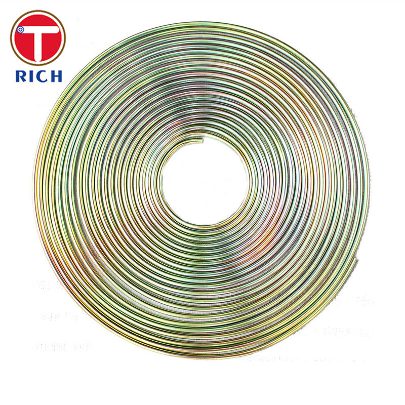 Bundy-Röhrchen mit doppelter Wand aus Kohlenstoffarme Stahlröhrchen, Kupferplattiert für den Automobilbau