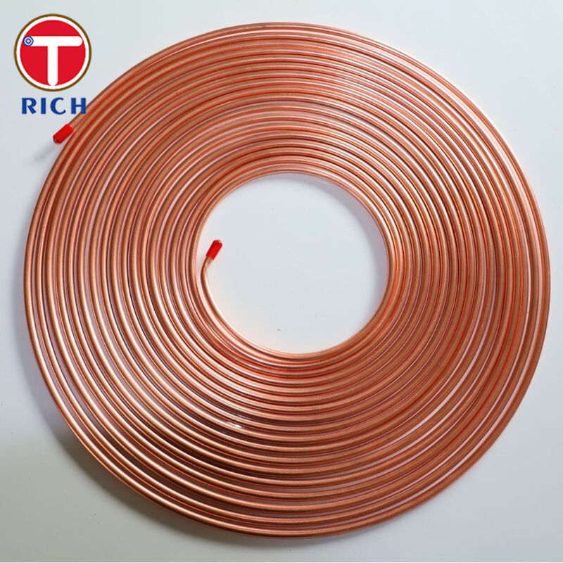 Bundy-Röhrchen mit doppelter Wand aus Kohlenstoffarme Stahlröhrchen, Kupferplattiert für den Automobilbau