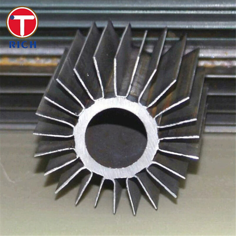 Korrosionsbeständige, längsgeschweißte Rippenrohre mit hoher Temperaturbeständigkeit für verbesserten Wärmeübergang in Öl-Wärmetauschern