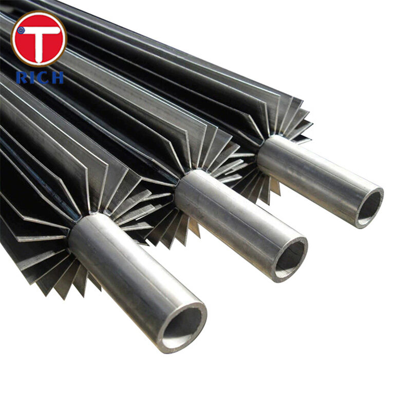 Korrosionsbeständige, längsgeschweißte Rippenrohre mit hoher Temperaturbeständigkeit für verbesserten Wärmeübergang in Öl-Wärmetauschern