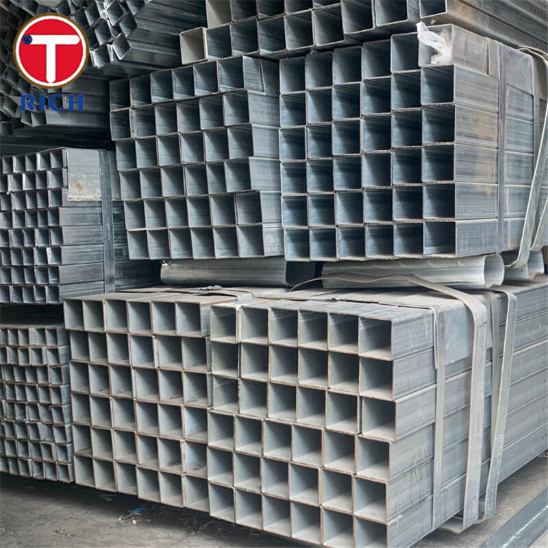 Q235 Quadratrohr aus Kohlenstoff-Strukturstahl, geschweißt für architektonische Anwendungen mit kalten Zug- und Warmwalzoptionen