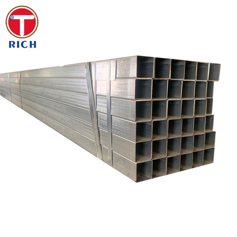 Q235 Quadratrohr aus Kohlenstoff-Strukturstahl, geschweißt für architektonische Anwendungen mit kalten Zug- und Warmwalzoptionen