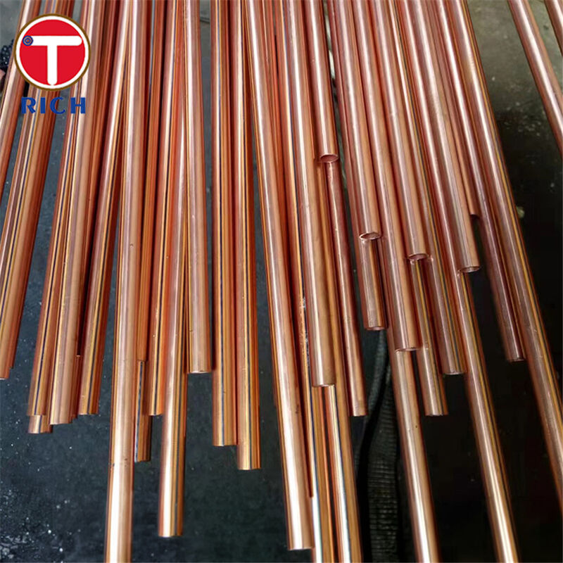 SAE J527 Kupferplattiertes Bundy-Rohr mit einem Außendurchmesser von 4,76-12,7 mm für Bremsleitungen