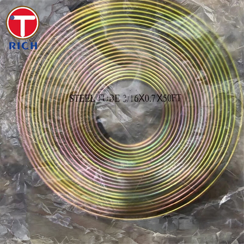 SAE J527 Kupferplattiertes Bundy-Rohr mit einem Außendurchmesser von 4,76-12,7 mm für Bremsleitungen