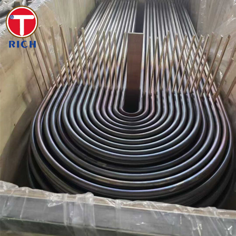 ASTM A179 A192 Nahtlose Kohlenstoffstahl U-Bogenrohre mit drucktragender Struktur und kontrollierter U-Bogengeometrie für Wärmetauscher