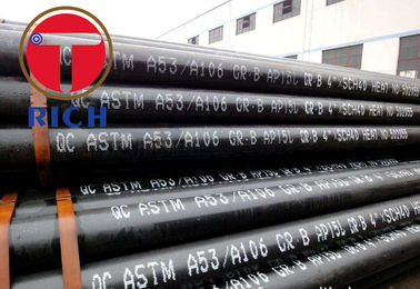 Ein guter Preis. Kohlenstoffstahl-geschweißtes Stahlrohr Astm A106 für Metallbau-Brücken-Maschinerie Online
