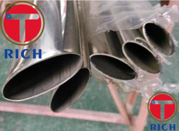 Ein guter Preis. Galvanisierter Klaps - herauf flaches Rohr/ovalgeschnittenes Stahlabzugskanal-Rohr 0.5-12 Millimeter Stärke- Online